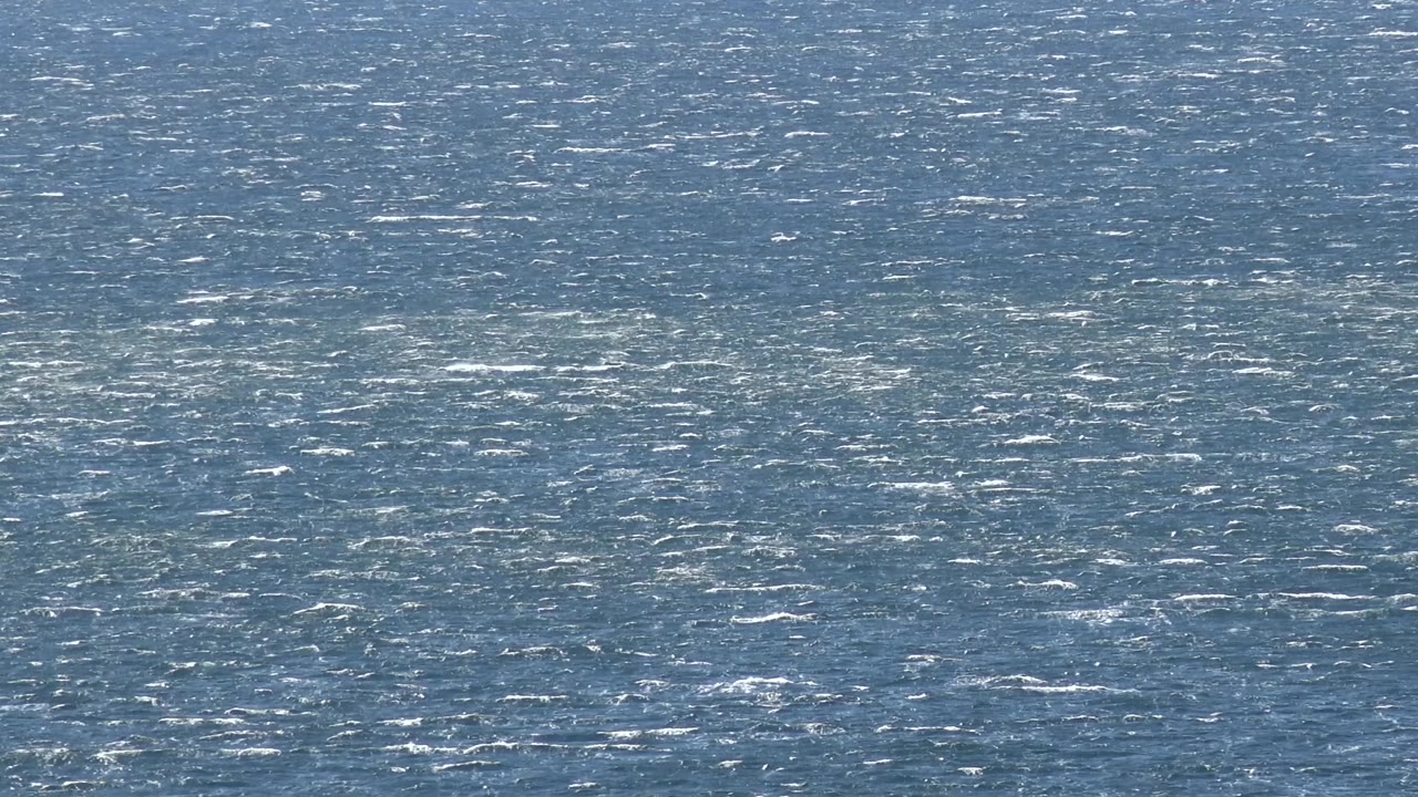 The Malibu ocean surface remains tightly framed, showing blue water, short wavelets, bright glints, and no visible people.