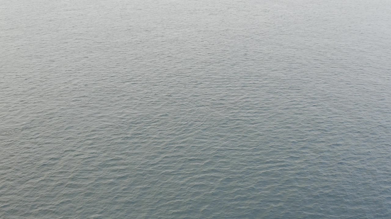 Ocean ripples under soft daylight with no land visible.