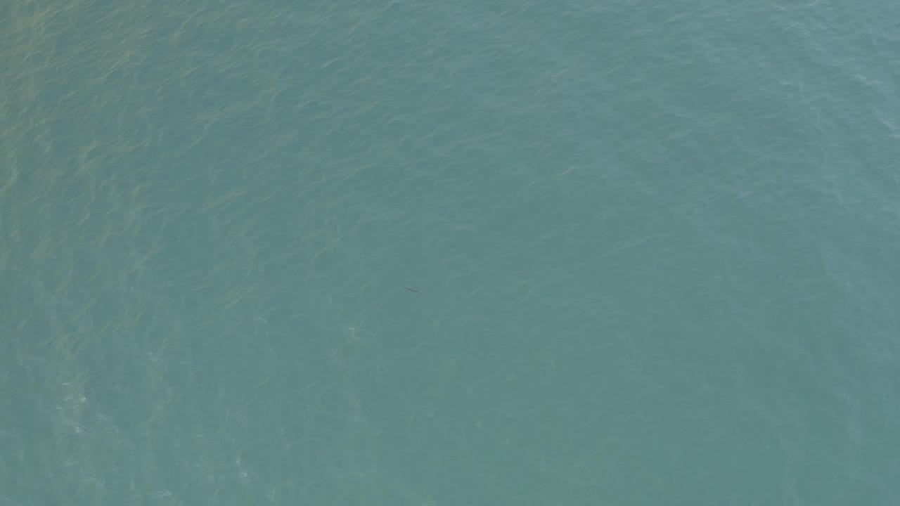 Clear turquoise ocean surface in Baja California Sur, Mexico, with slightly brighter ripple texture across the frame and no visible people.