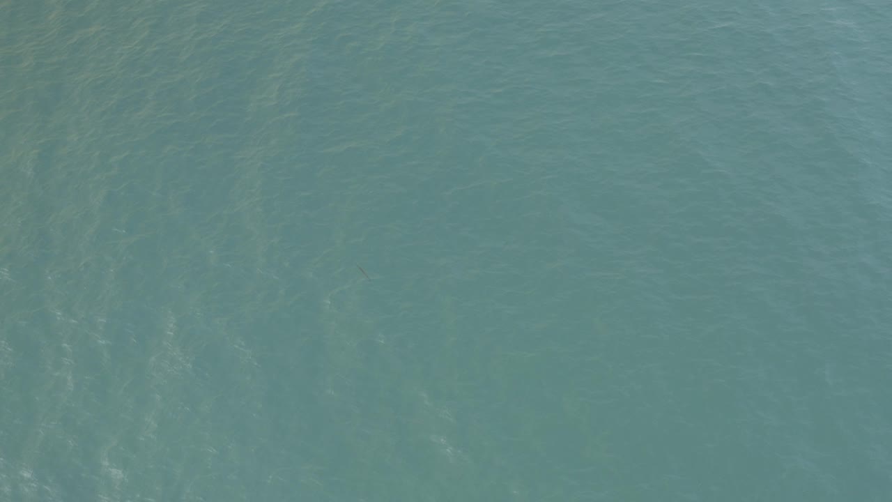 Aqua open water in Baja California Sur fills the frame with faint ripples and no visible people.