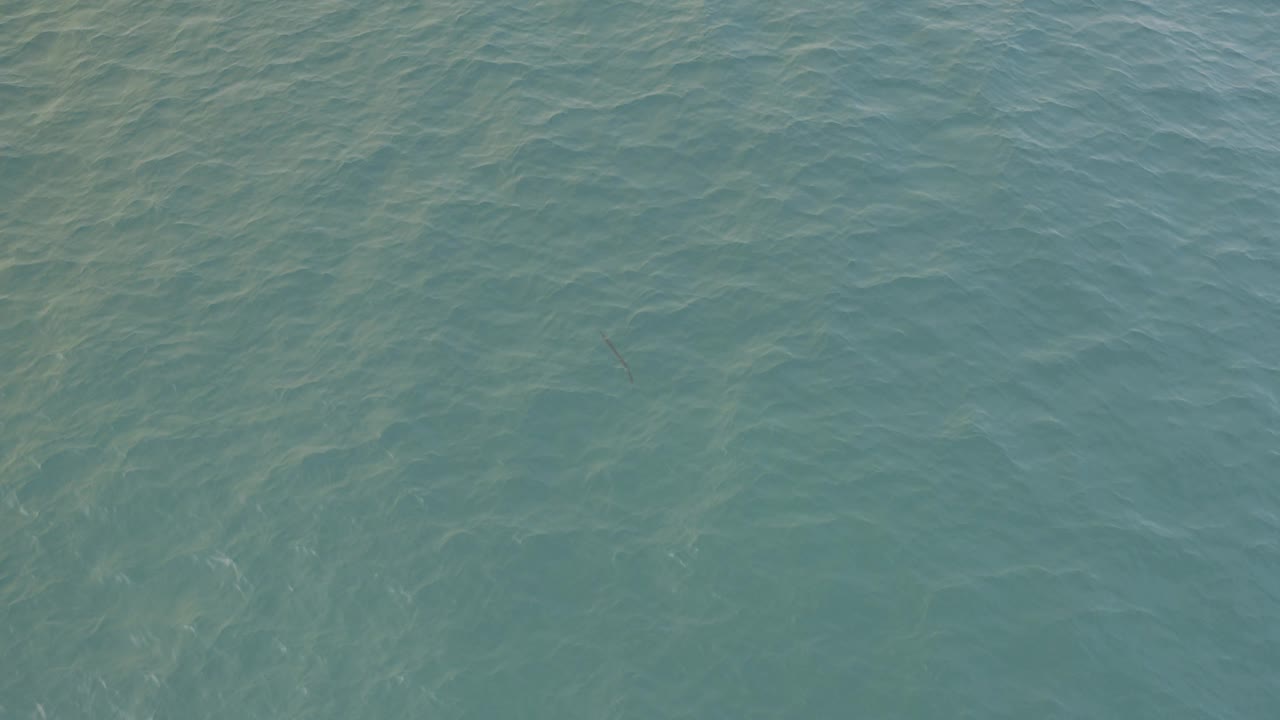Clear blue-green ocean water in Baja California Sur fills the first frame with soft ripples and no visible people.