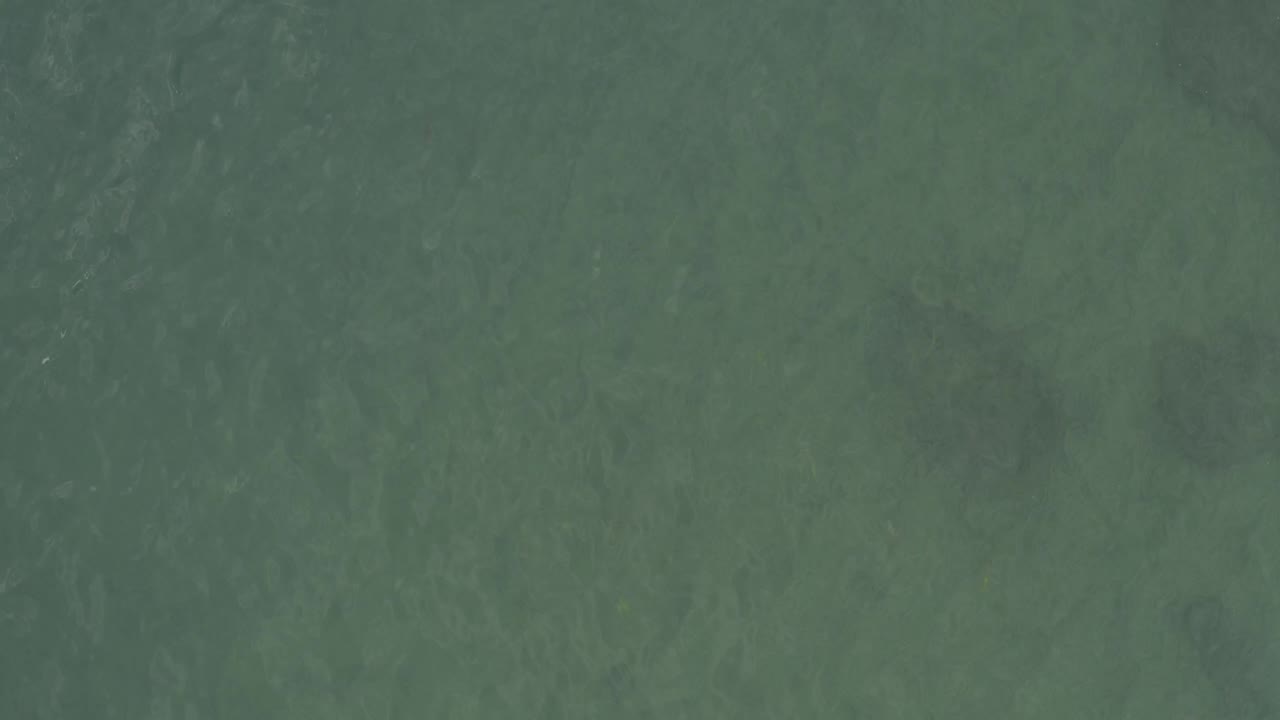 Top-down green-blue ocean water with faint wave texture