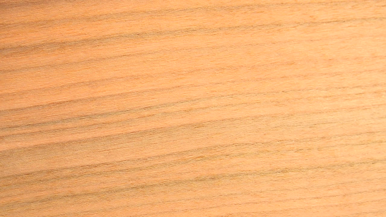 A slightly shifted close view of wood grain shows darker linear streaks across the warm panel surface, with no visible people.
