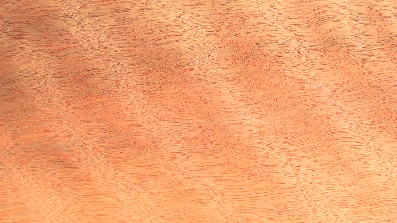 Tan and orange wood grain fills the opening frame from Westminster, Colorado, with no visible people.