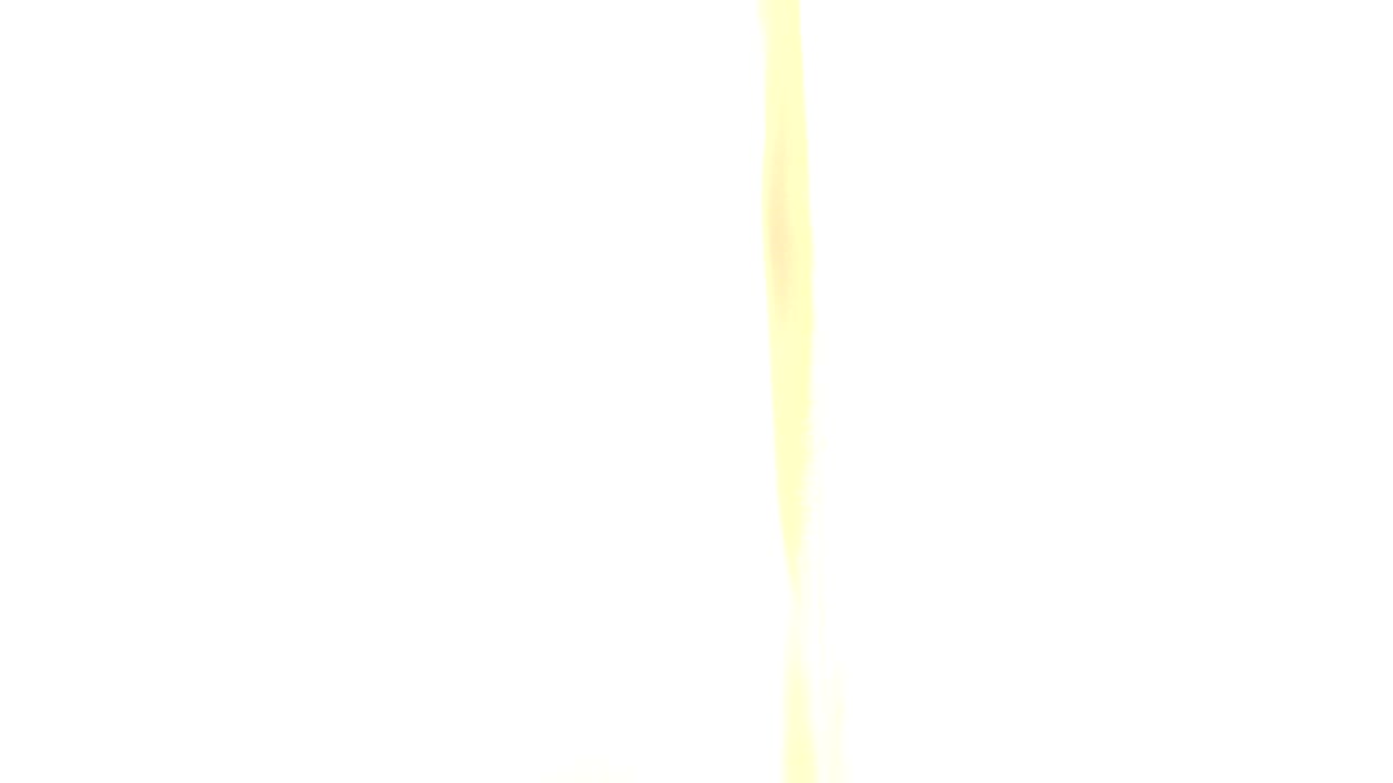 Mostly white overexposed frame with a narrow yellow edge.