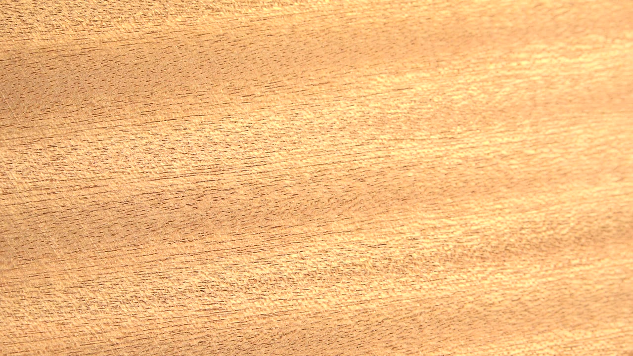 A close view of a warm tan striated planar surface in a Westminster, Colorado science exhibit, with no visible people.
