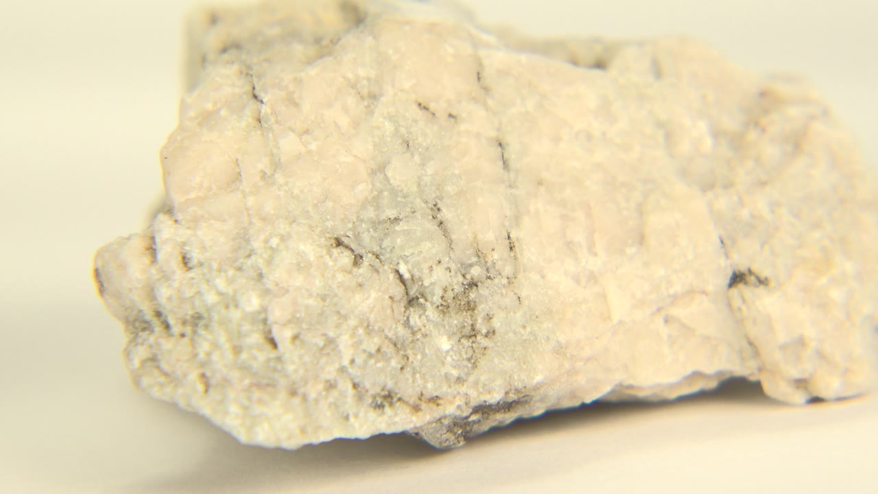 Close view of white rock from another angle