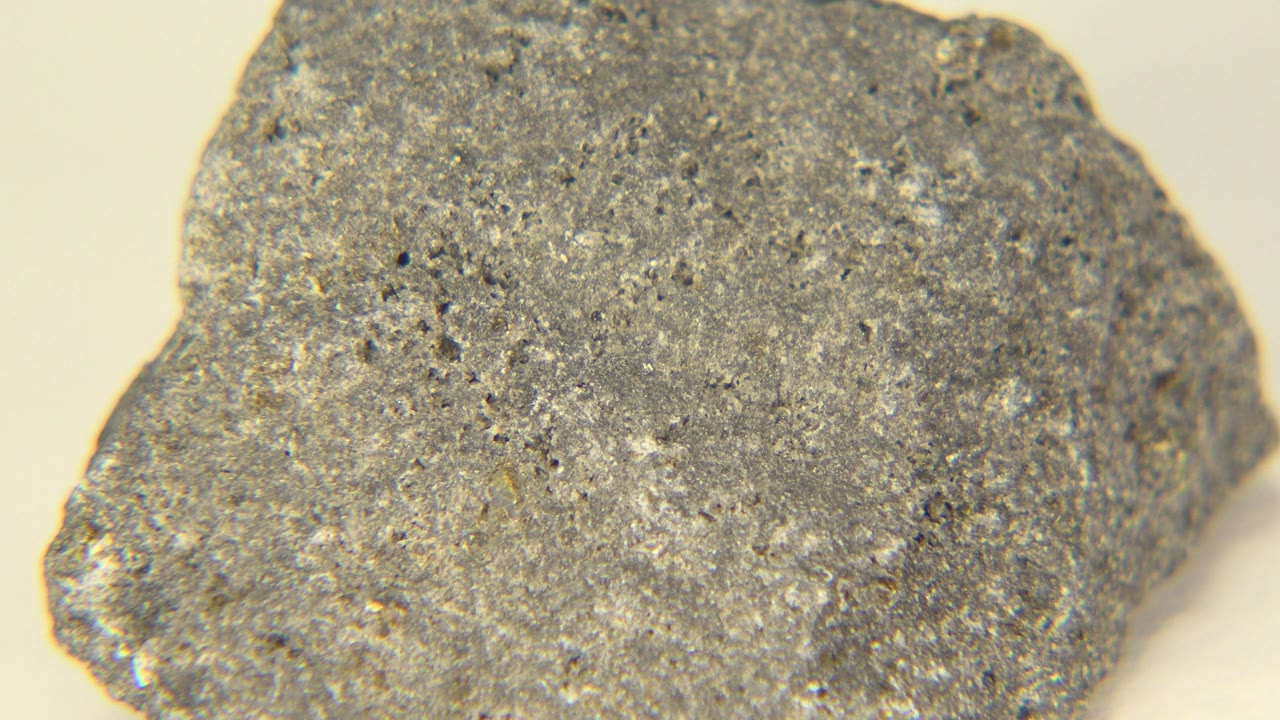 Rough gray rock turned toward the right