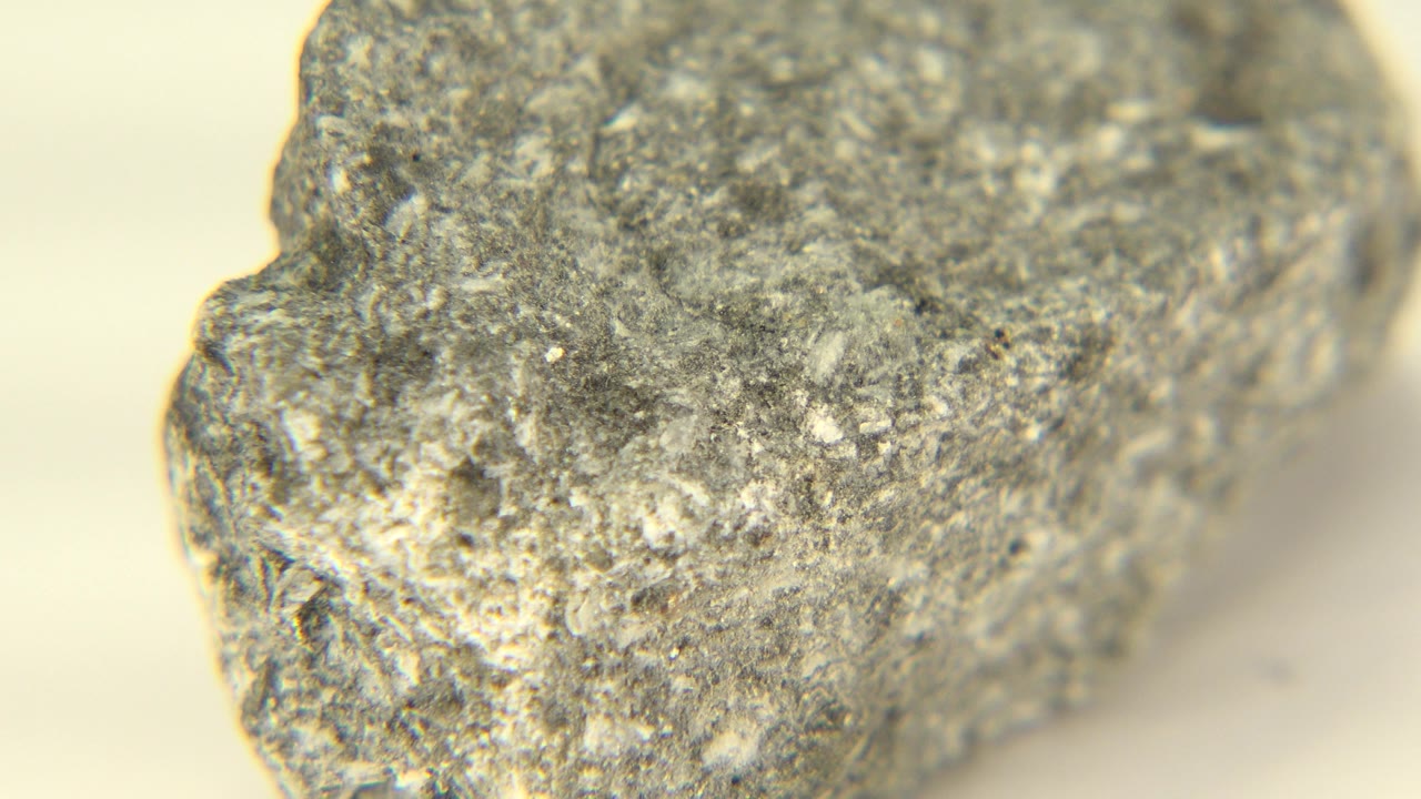 Angled rough stone with blurred background