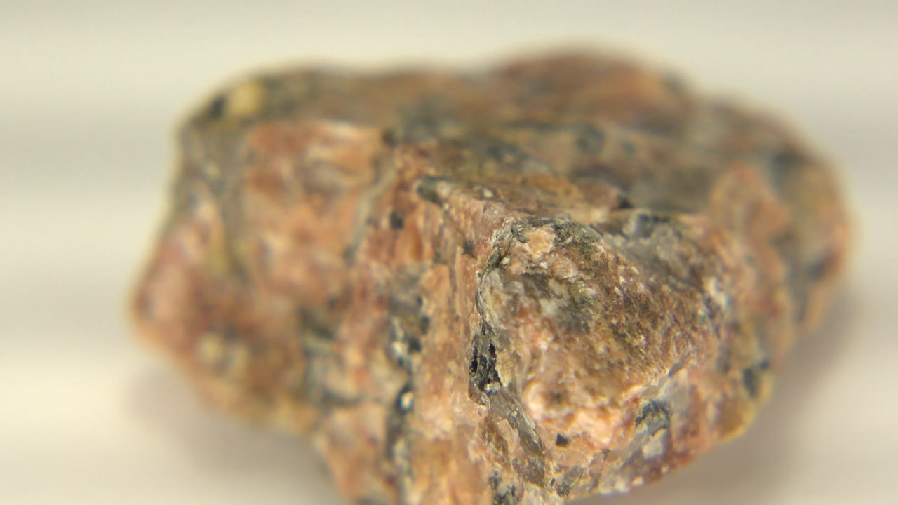 Rough granite stone shown from a slightly different close angle.