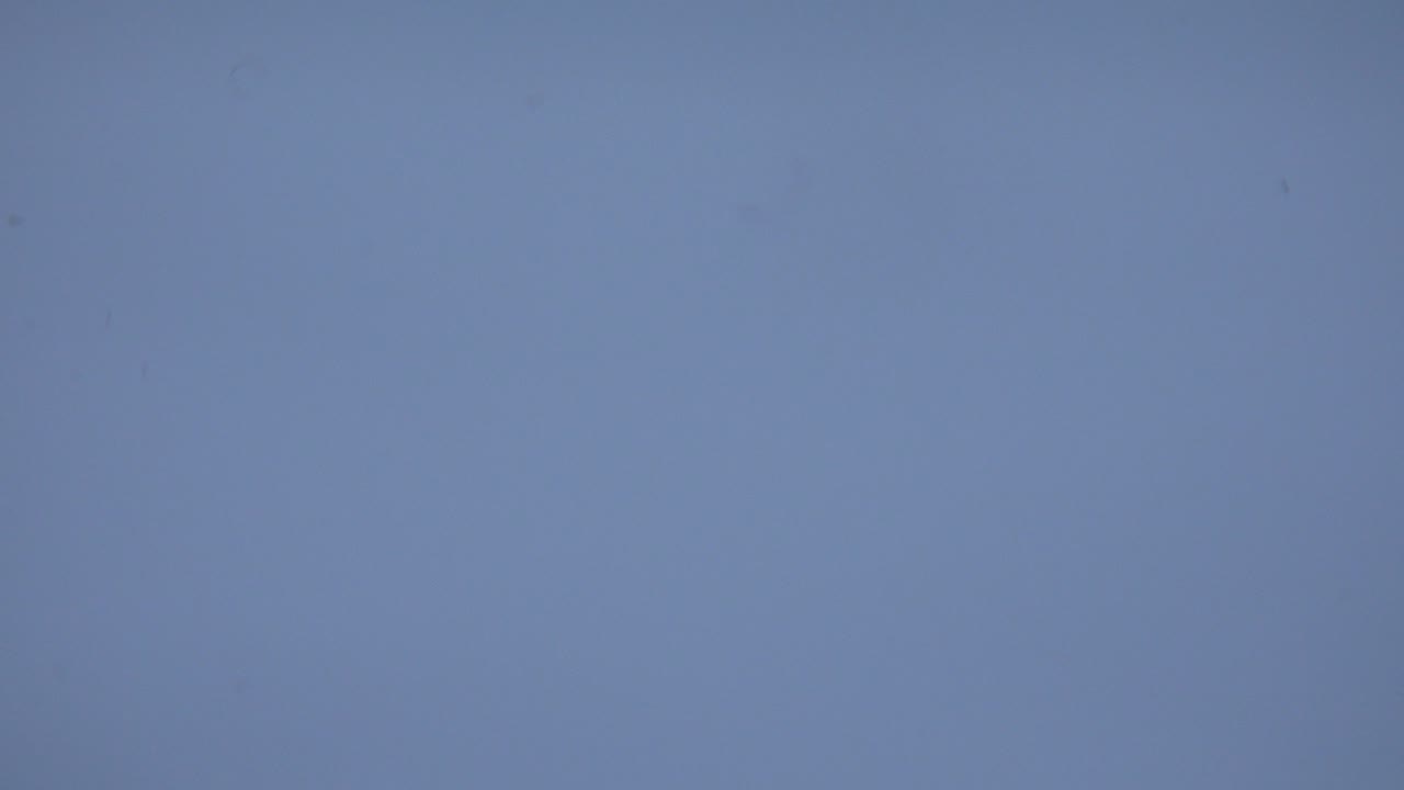 Open snow fills the frame in Arvada, Colorado, with a soft horizon line and no visible people.