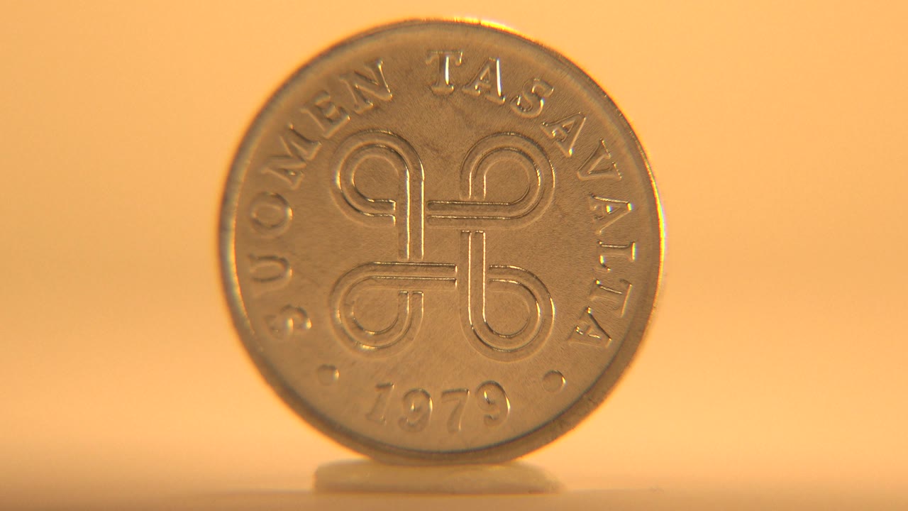 Close front view of the 1979 Suomen Tasavalta coin.