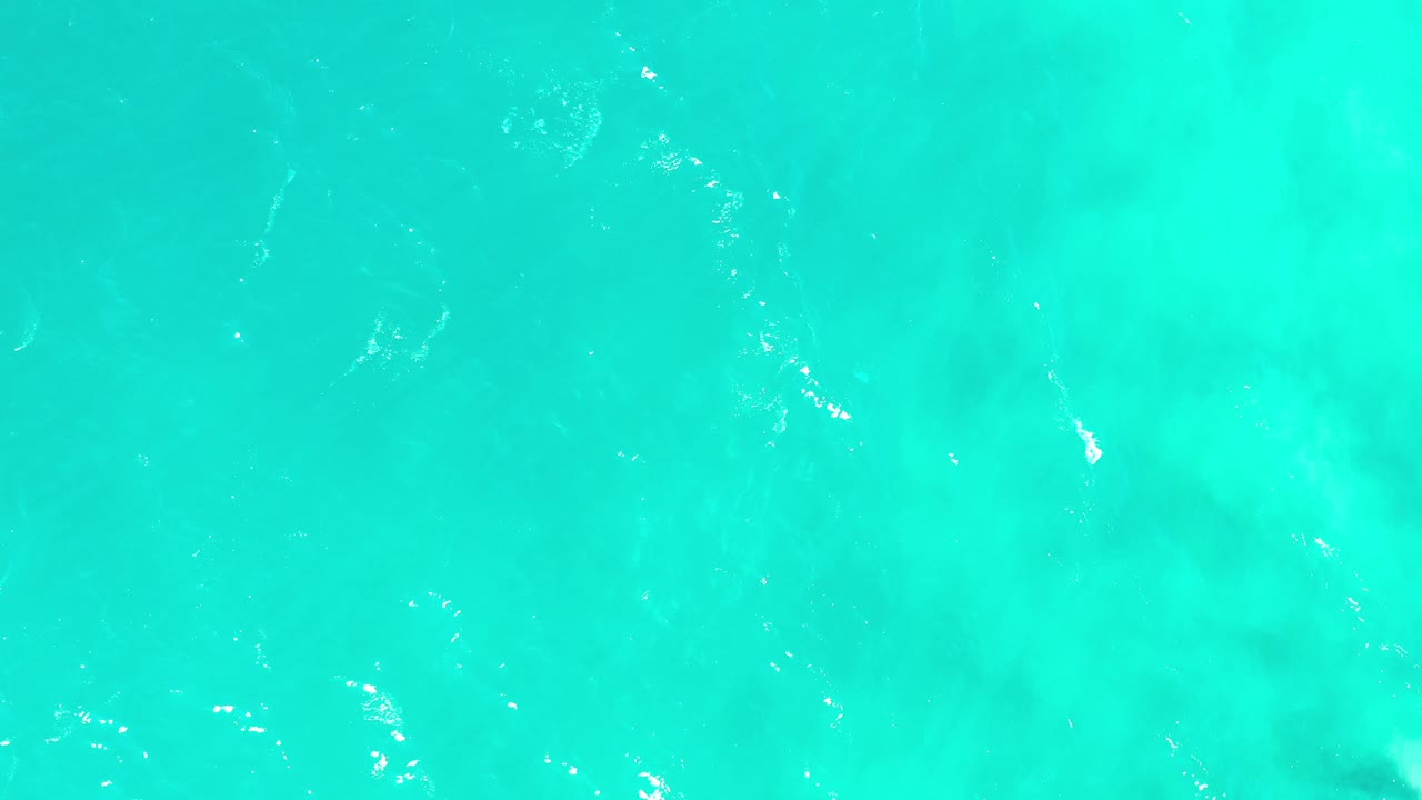 Rippling blue-green water with a few bright reflection streaks.