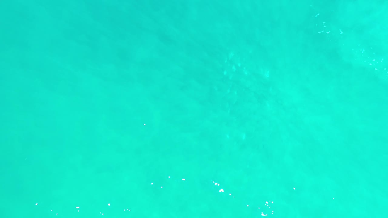 Overhead sea water with pale turquoise tones