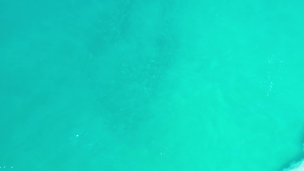 Turquoise Los Cabos water fills the frame, with a small white foam mark near the lower edge and no visible people.