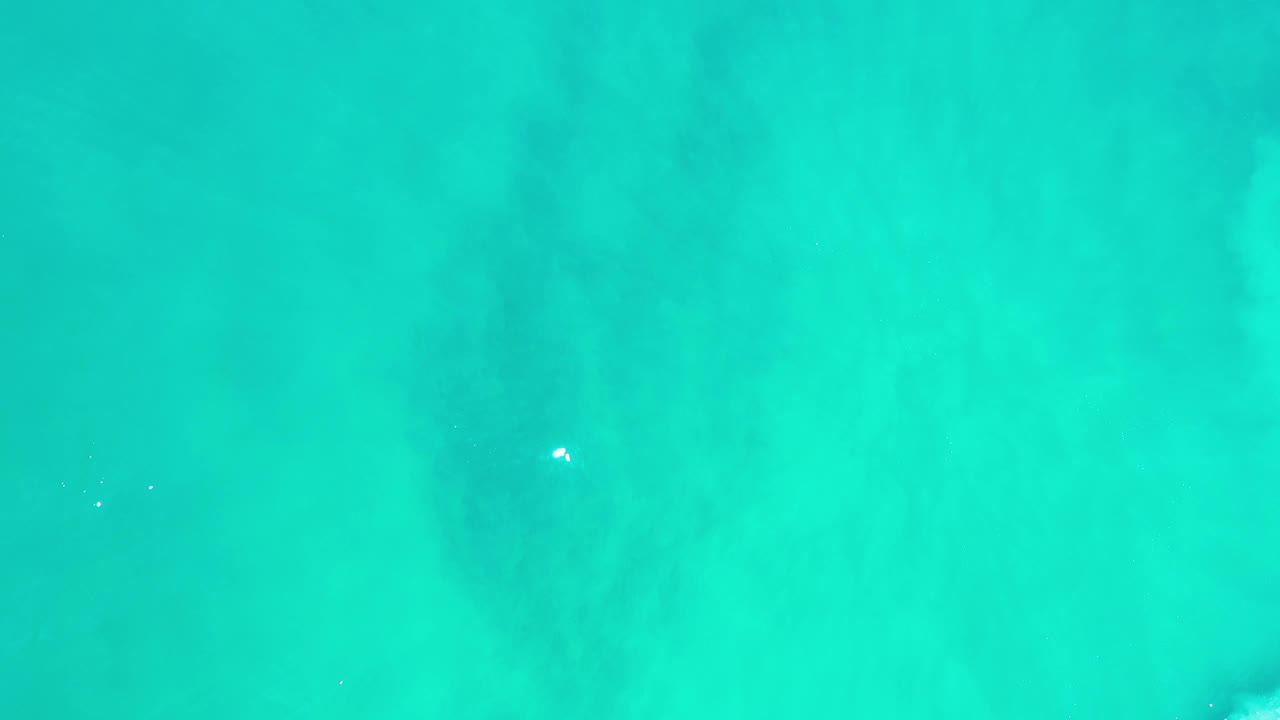 Green-blue coastal water in Los Cabos, Mexico, fills the frame with soft tonal variation and no visible people.