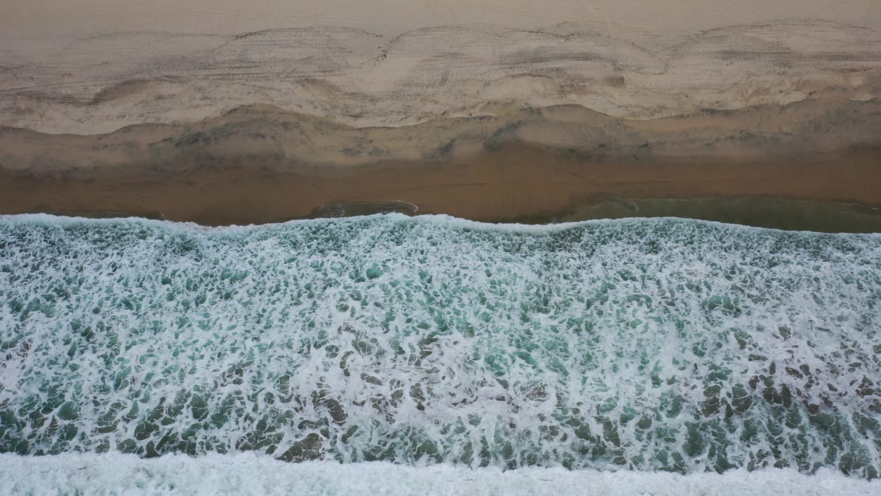 Aerial waves covering most of the frame