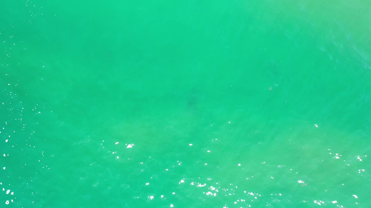 Bright teal seawater fills the frame in Los Cabos, Mexico, with fine wave texture and no visible people.