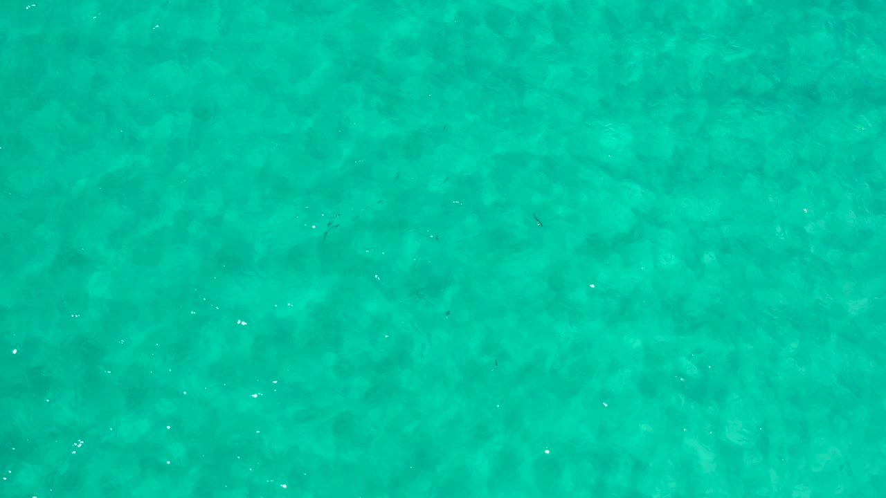 Clear aqua water with small reflected highlights