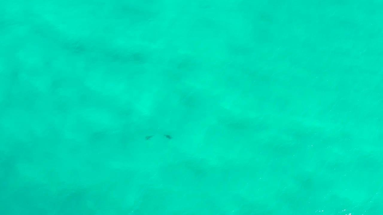 Turquoise ocean water in San Jose Del Cabo, Mexico includes scattered white sun flecks near the lower area and no visible people.