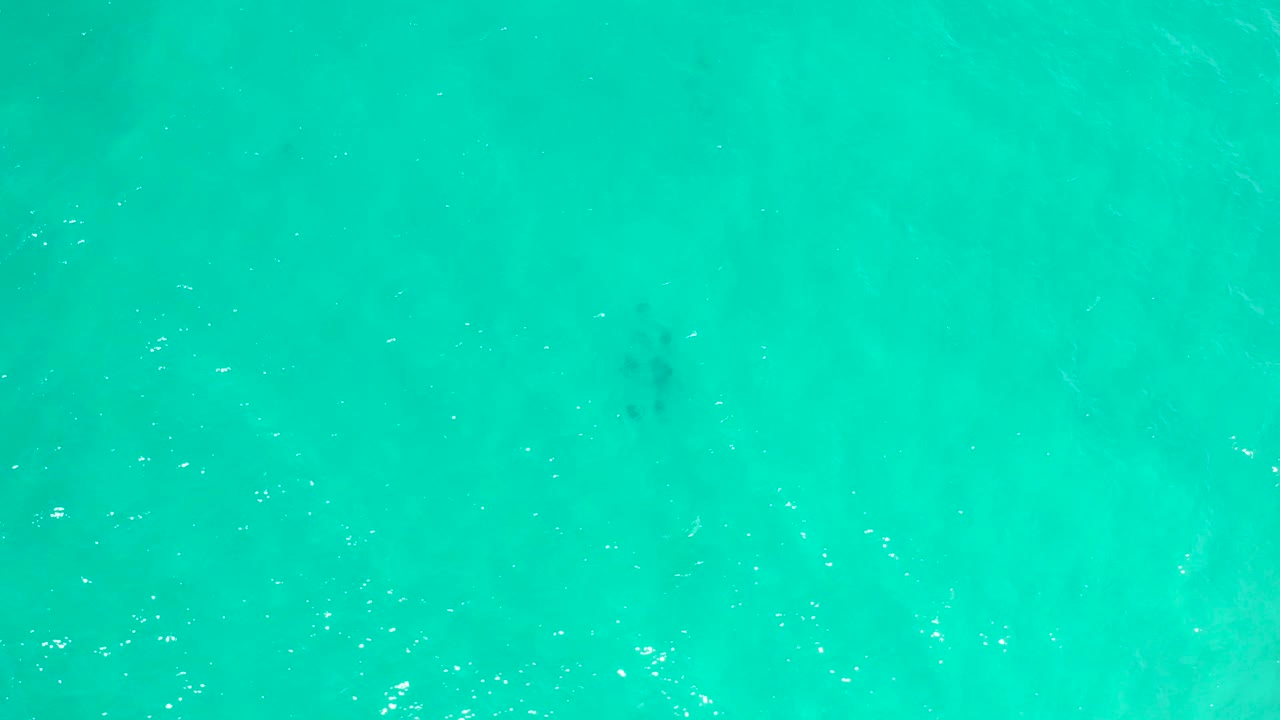 Aqua ocean water with soft darker underwater areas