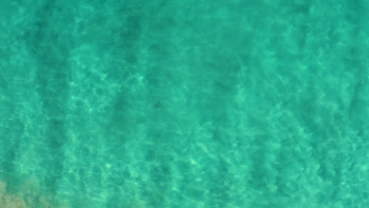 Transparent shallow water in San Jose Del Cabo, Mexico, with soft wave texture crossing a sandy bottom and no visible people or shoreline.