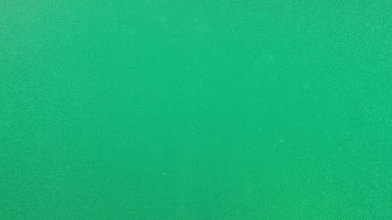 Green-tinted underwater field with faint drifting particles.