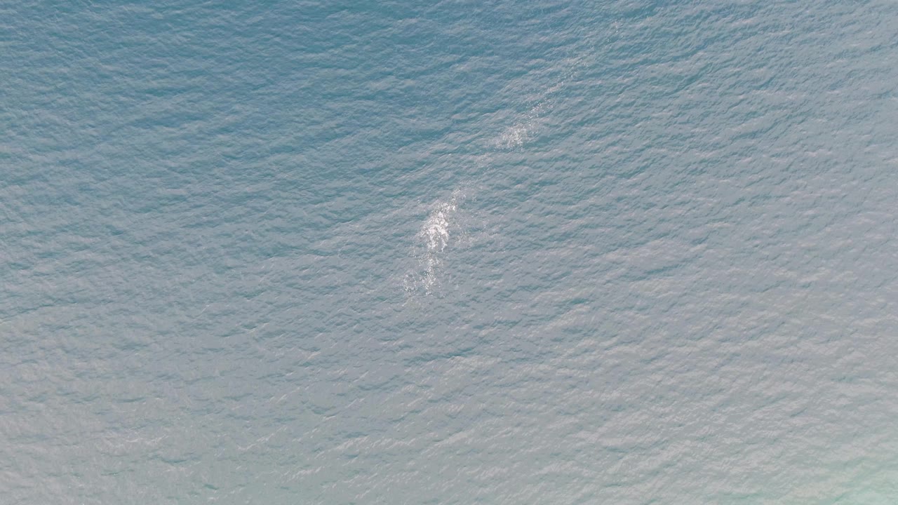 Rippling ocean water with faint white surface disturbance
