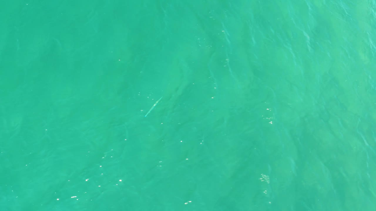 Transparent turquoise water in Campestre San Jose Del Cabo BCS Mexico has darker ripple bands moving across the view, visible seabed texture, and no visible people.