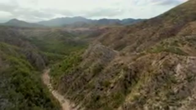 CABO PULMO BCS MEXICO-2024: Winding Road In A Mountainous Area