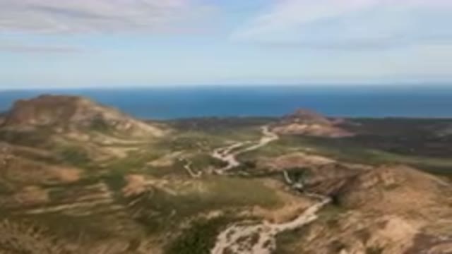CABO PULMO BCS MEXICO-2024: Winding Road in the Mountains