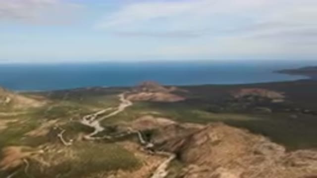 CABO PULMO BCS MEXICO-2024: Winding Road In The Middle Of The Mountains