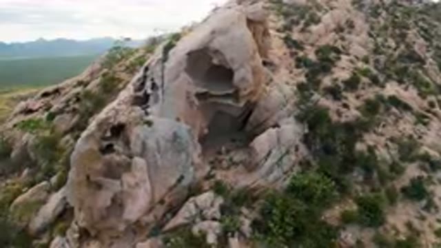 CABO PULMO BCS MEXICO-2024: Large Rock Formation With A Cave In The Middle