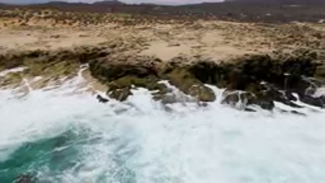 LAGUNA BEACH EAST CAPE BCS MEXICO-2023: Man Riding A Surfboard On A Wave In The