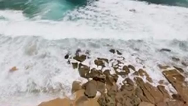 LAGUNA BEACH EAST CAPE BCS MEXICO-2023: Large Body Of Water That Is Near The Rocks