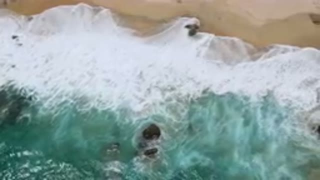 LAGUNA BEACH EAST CAPE BCS MEXICO-2023: Aerial Beach With A Large Body Of Water