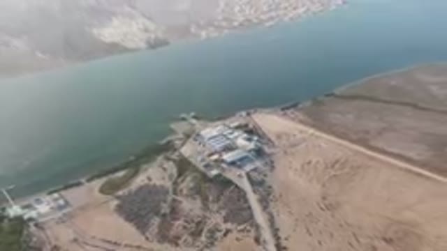 ALDOFO LOPEZ MATEOS BCS MEXICO-2023: Aerial View of Large Body of Water