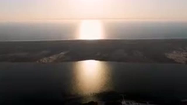 ALDOFO LOPEZ MATEOS BCS MEXICO-2023: Lake With A Small Island In The Middle