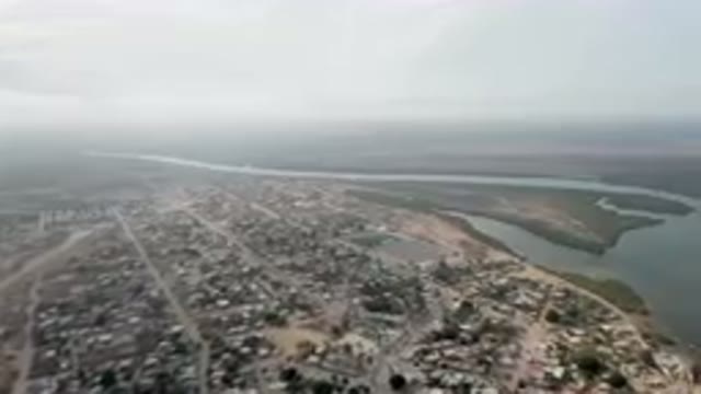 ALDOFO LOPEZ MATEOS BCS MEXICO-2023: Sprawling Riverside Village Along A River