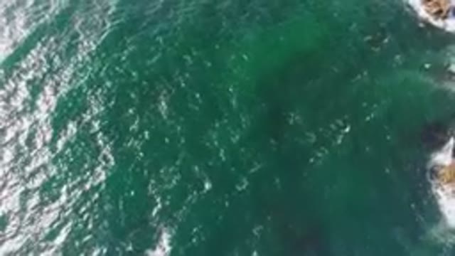 BAHIA ASCUNCION BCS MEXICO-2023: Aerial Body Of Water With A Boat In The Middle
