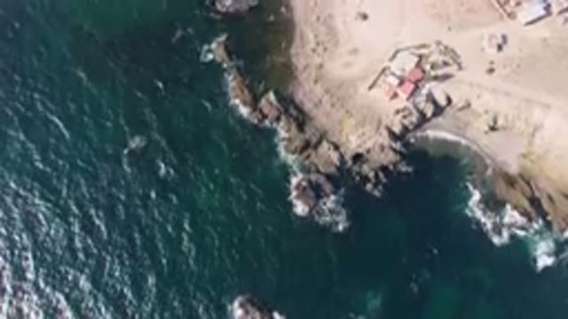 BAHIA ASCUNCION BCS MEXICO-2023: Aerial Beach With A Lot Of Houses And A Body Of Water