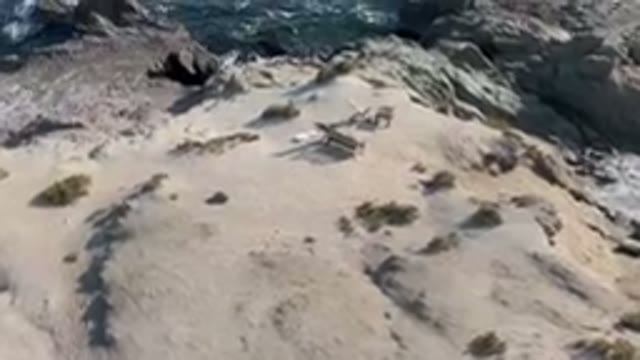 BAHIA ASCUNCION BCS MEXICO-2023: Beach With A Bench And A Chair On It