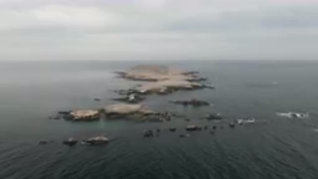 BAHIA ASCUNCION BCS MEXICO-2023: Rocky Island In The Middle Of The Ocean
