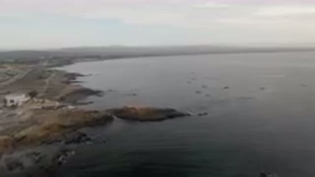 BAHIA ASCUNCION BCS MEXICO-2023: Many Boats in the Water Near a Rocky Shore