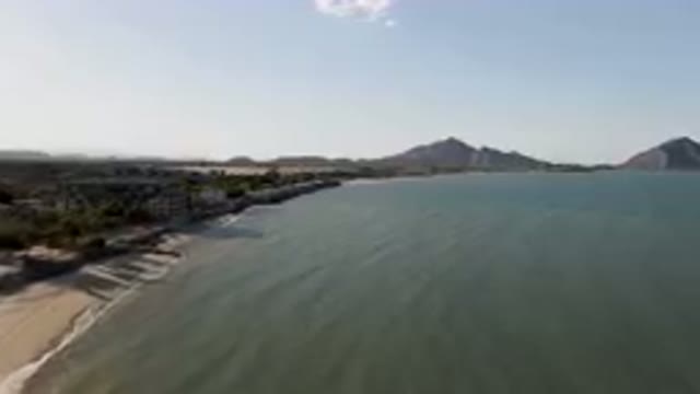 SAN FELIPE BC MEXICO-2023: Beach With A Mountain In The Background