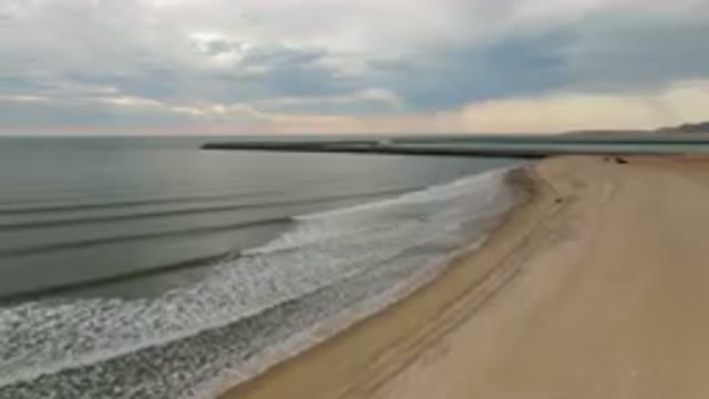 SAN FELIPE BC MEXICO-2023: Beach With A Pier And A Body Of Water