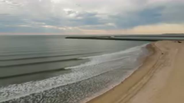 SAN FELIPE BC MEXICO-2023: Beach With A Pier And A Body Of Water