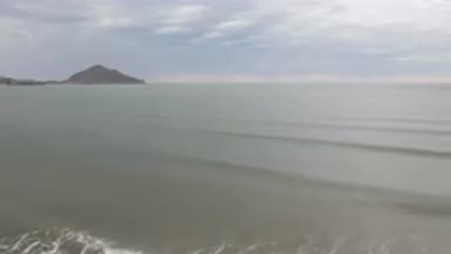 SAN FELIPE BC MEXICO-2023: Small Boat In The Water Near A Mountain