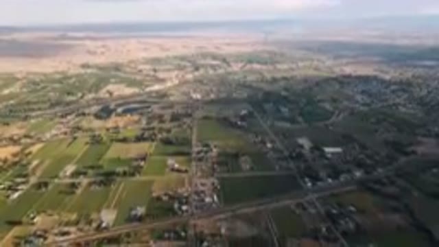 PALISADES COLORADO USA-2023: Aerial Rural Area With A Road And A Highway