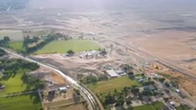 PALISADES COLORADO USA-2023: Aerial City With Road And Highway
